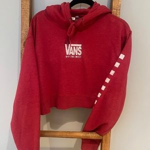 VANS: cropped hoodie